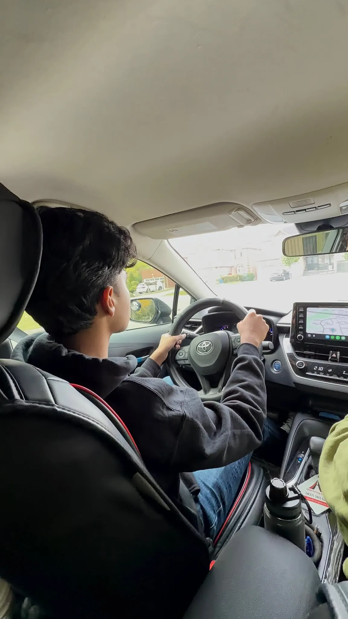 Confidence-building driving lesson with AZAN in Oakville